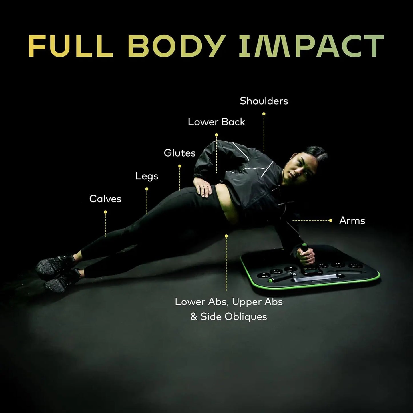 Core Trainer Balance Board - Full-Body Workout, Digital Timer, Portable, Ergonomic Handles, Soft Padding