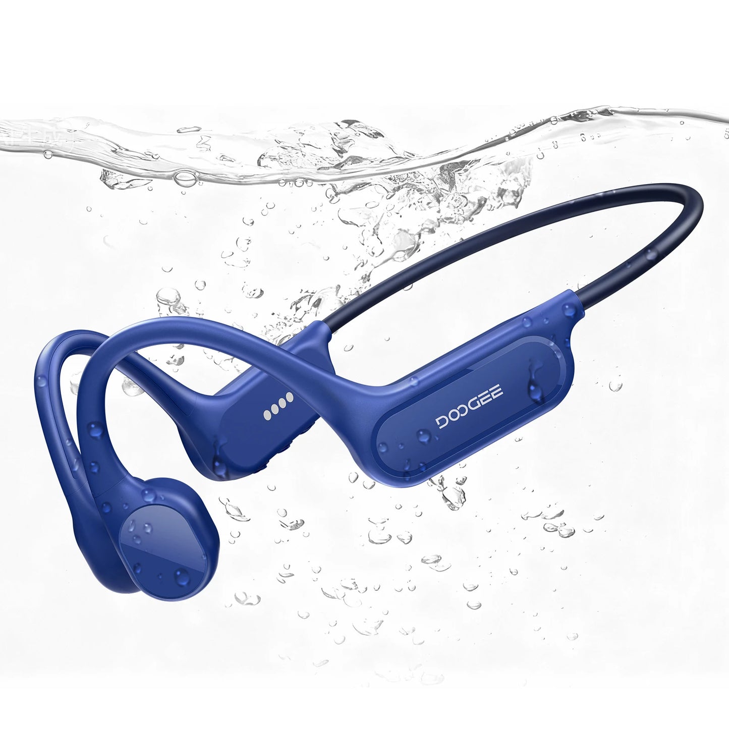 DOOGEE BoneBeat Swim Lite IP68 Waterproof Sports Bone Conduction Headphones Bluetooth 5.4+MP3 10 Hours Battery Life  Headphones