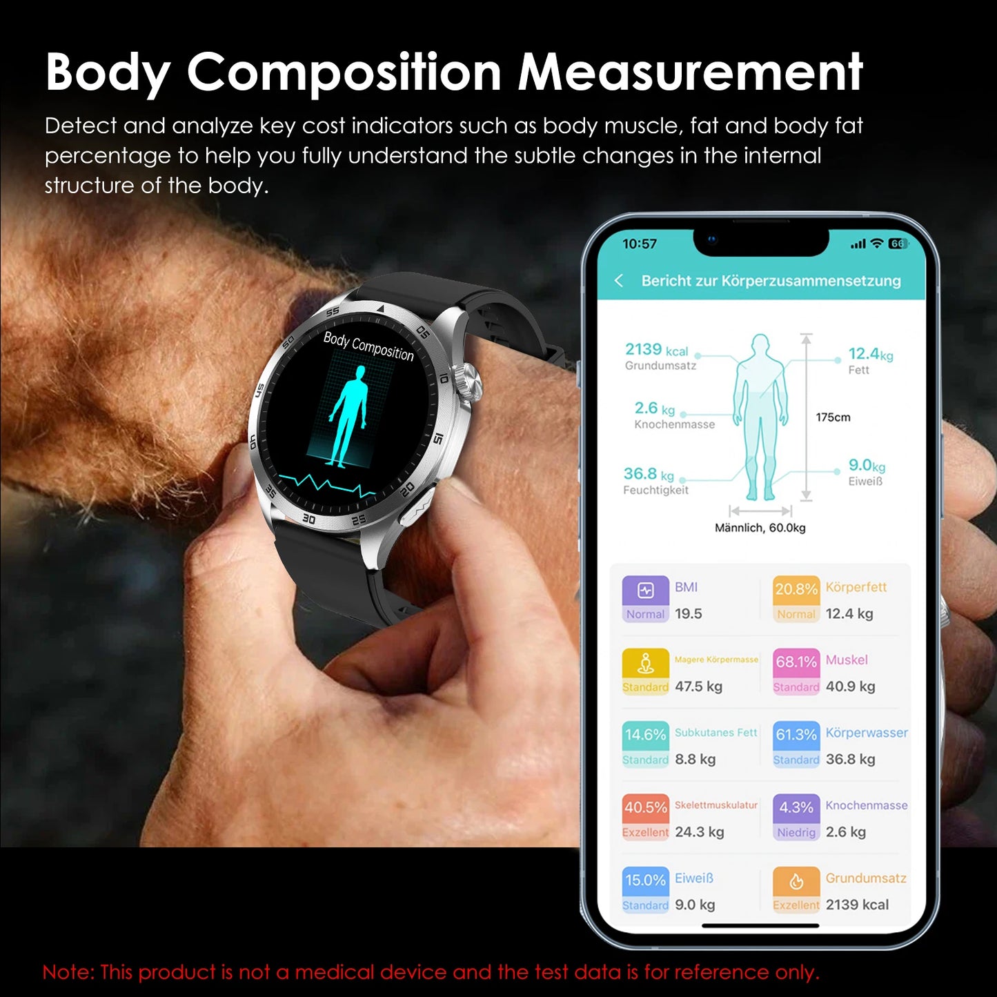 Marsyu 2026 New Nursing Grade Smart Watch ECG+PPG Blood Lipid Blood pressure Uric Acid HD Bluetooth Call Clock Health Smart Watch Men For iOS Android New Health Measurement SmartWatch Men Blood Oxygen Pressure HD Bluetooth Ca