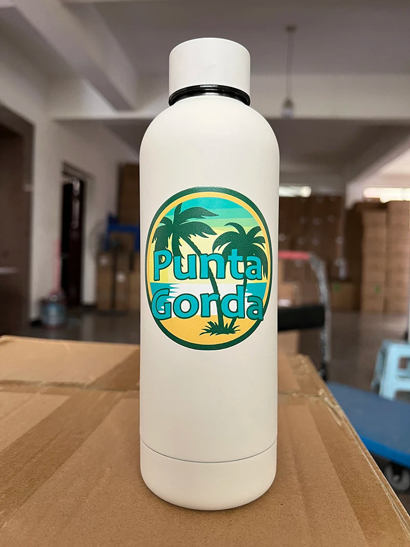 Double Wall Stainless Steel Insulated Tumbler Customizable Thermos Water Bottle with Vacuum Sealed Lid for Hot And Cold Beverage