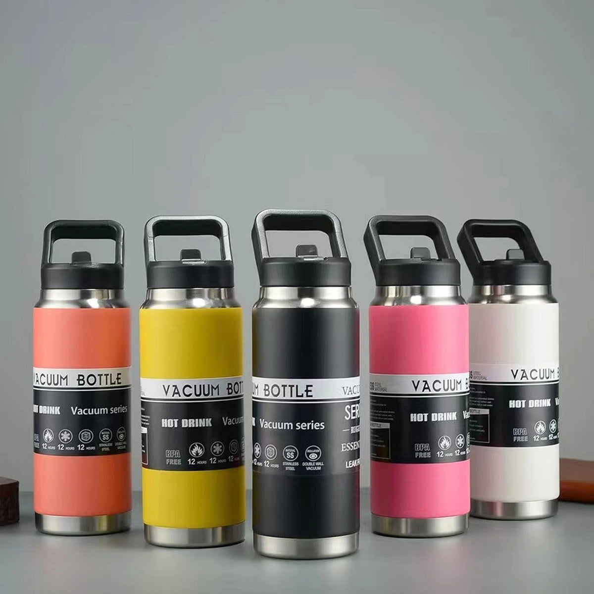 1 1100ml Thermos Cup, 800ml Portable Cup with Spout, 600ml Outdoor Cup, Household Cup, Office Cup, Multifunctional Thermos Cup, Gift Cup, Large Capacity Thermos Cup, Water Bottle