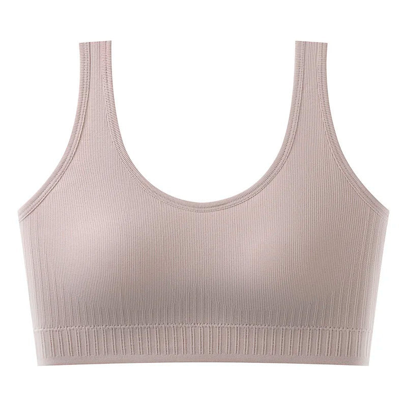 Breathable Sports Bra Anti-Sweat Fitness Top Women Seamless Yoga Bra Shockproof Crop Top Push Up Sport Bra Gym Workout Top