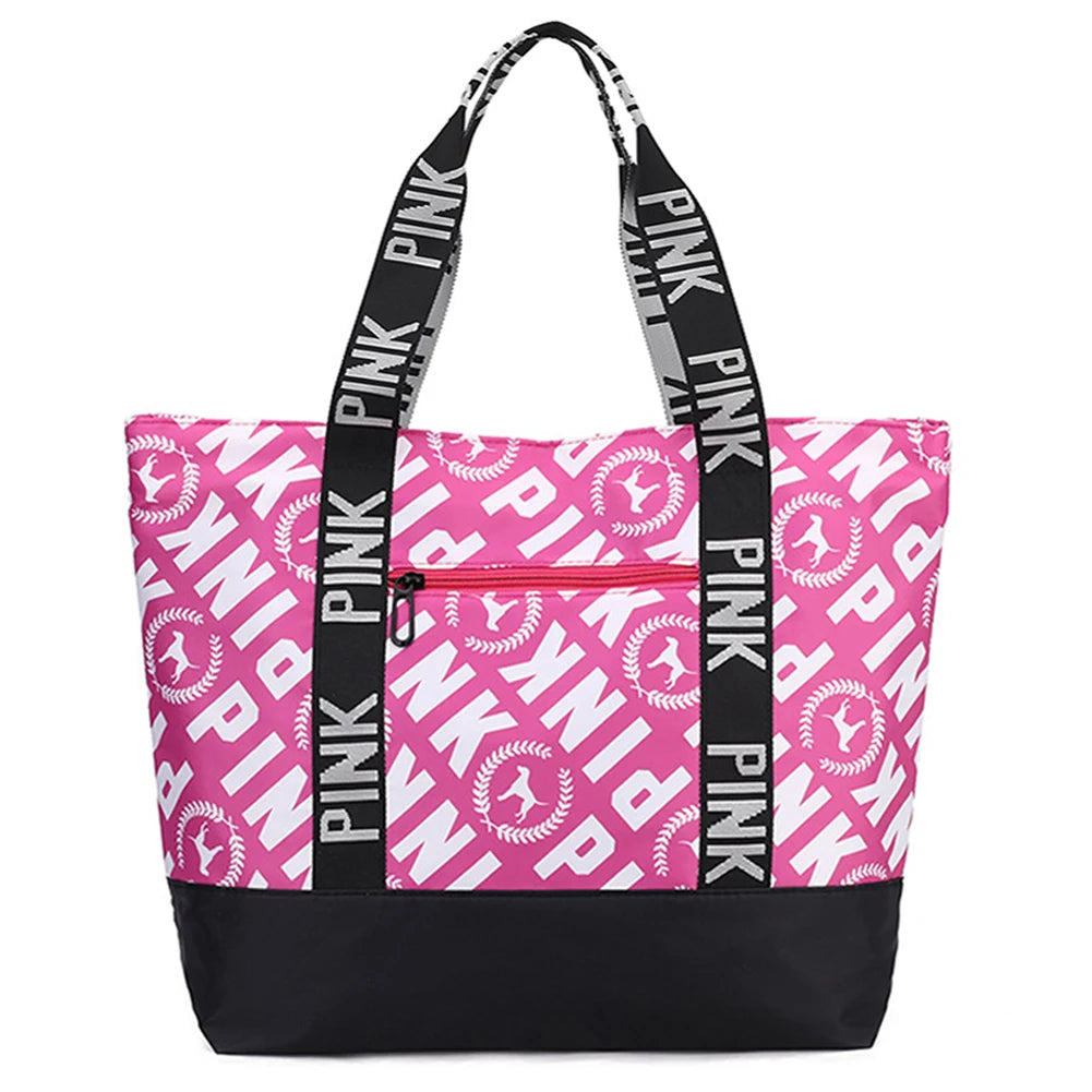 Durable Nylon Weekender Bag for Weekend Travel Fits Bluetooth Earphones Phone Case and Fitness Tracker with Easy Carry Handle