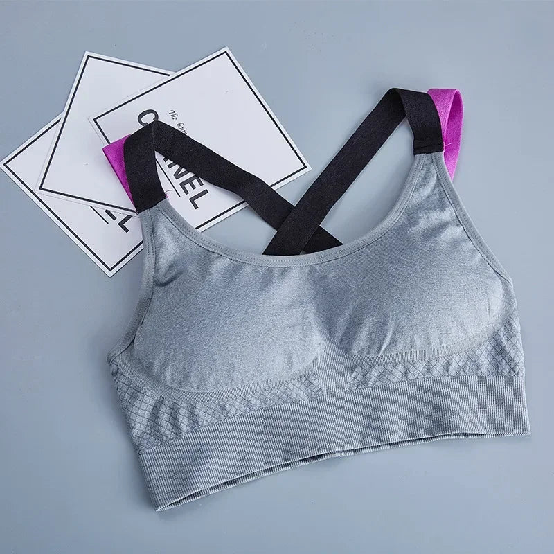 Sports Bra for Women Gym Seamless High Impact Sports Bra Yoga Fitness Top Female Underwear Push-up bra Sportswear bralette