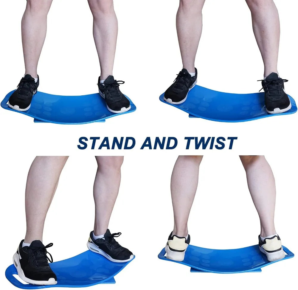 Balance Simply Board with Workout Mat - Yoga Fitness Core Training
