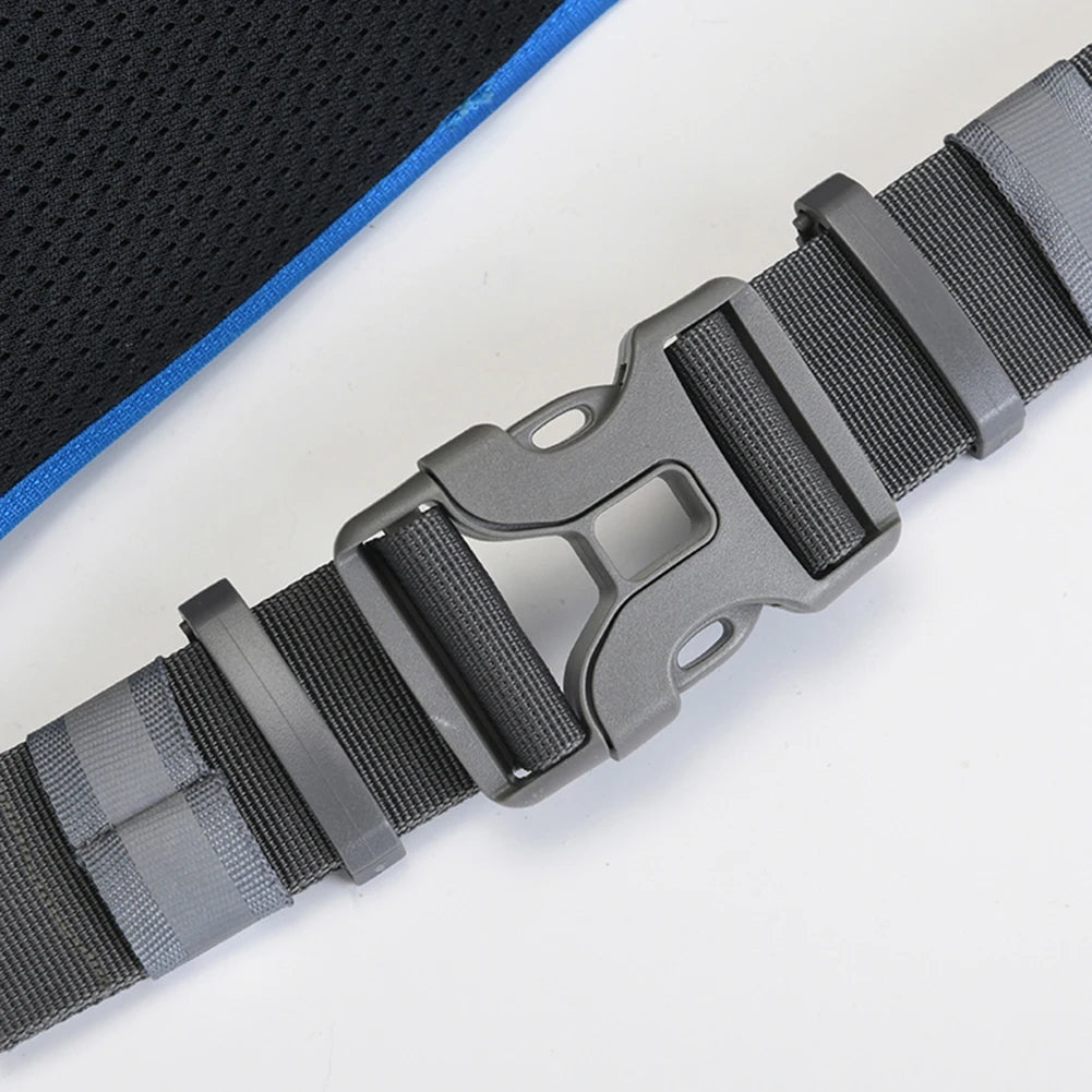 Sports Belt Bag Reflective Hydration Belt Pack Large Capacity Water Bottle Holder Bag Multifunction for Hiking Walking