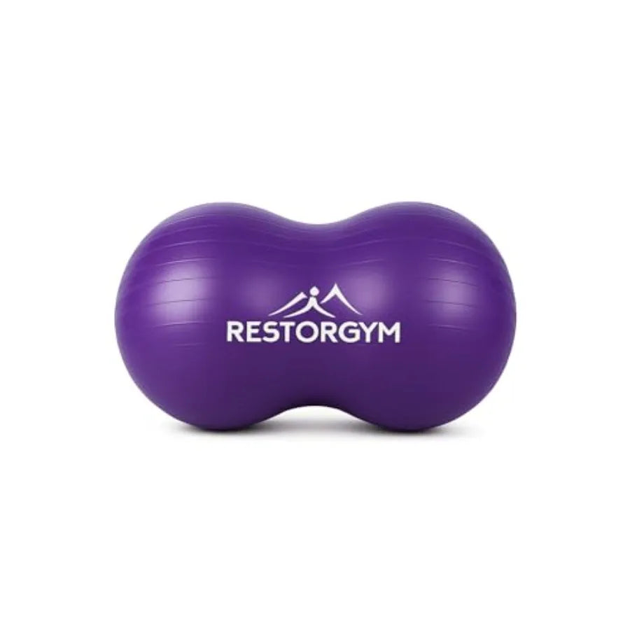 Yoga Ball 65cm Peanut Ball 45-90cm Set for Pregnancy Strength Flexibility - Fitness Exercise Balance Ball PVC Blue Anti-Burst N