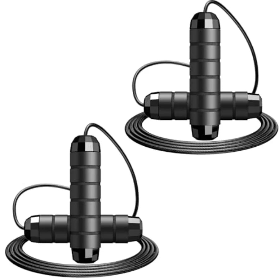 Jump Rope, Tangle-Free Rapid Speed Jump Rope with Ball Bearings for Men, Women and,Adjustable Steel Skipping Rope with Ergonomi