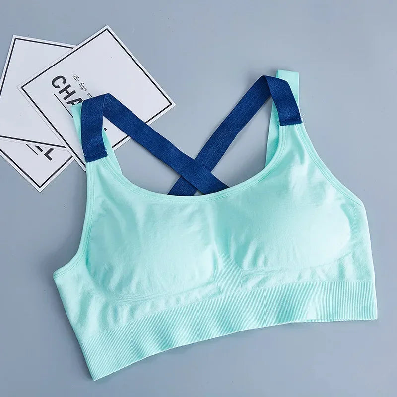 Sports Bra for Women Gym Seamless High Impact Sports Bra Yoga Fitness Top Female Underwear Push-up bra Sportswear bralette