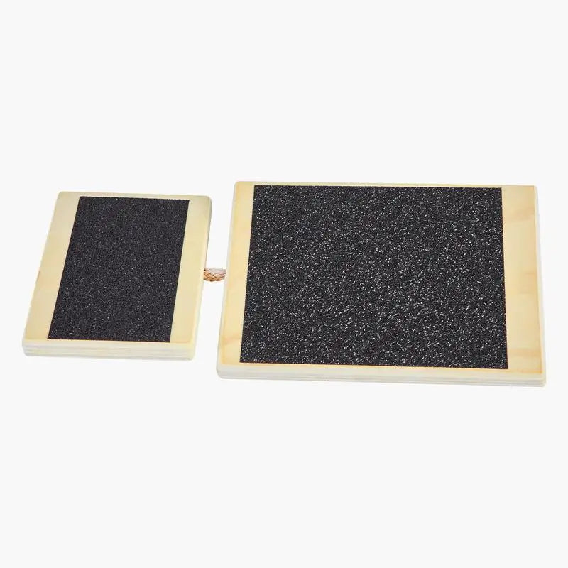 Balance Board, Wobble Board Trainer for Adults Foot & Ankle Strengthening, Non-Slip Wood Premium Wooden Balance Training Equipment, Compact with Storage Bag, Ideal for Physical Therapy Exercises