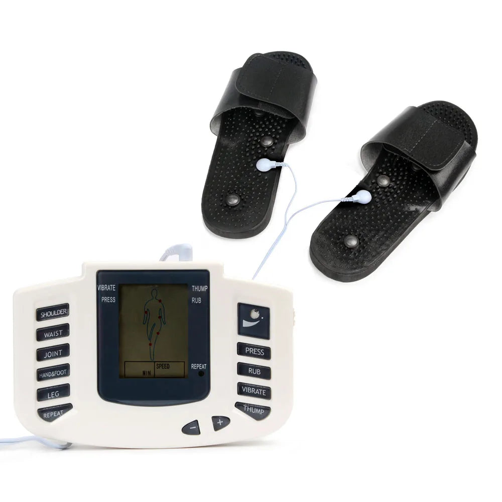 Professional EMS Tens Muscle Stimulator Portable Electric Body Massager Microcurrents Low Frequency Relaxing Physiotherapy
