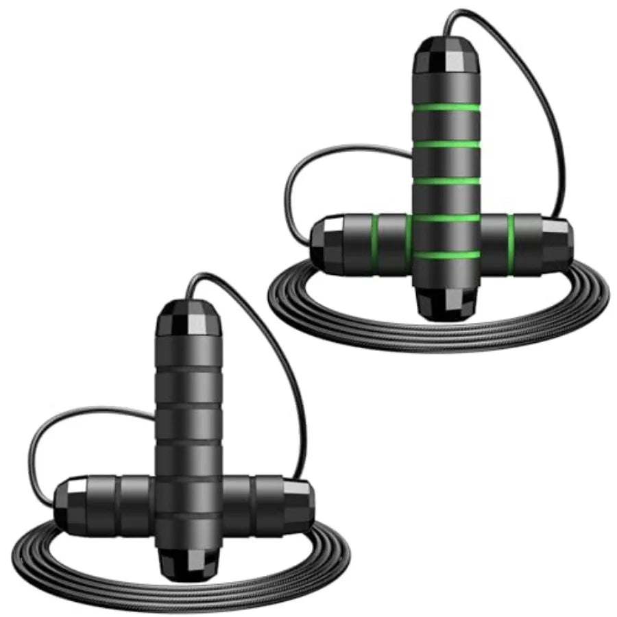 Jump Rope, Tangle-Free Rapid Speed Jump Rope with Ball Bearings for Men, Women and,Adjustable Steel Skipping Rope with Ergonomi