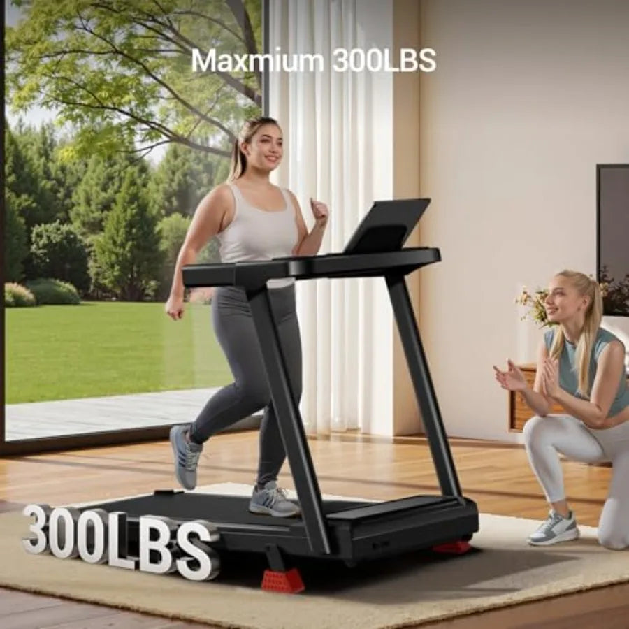 3-in-1 Foldable Treadmill with 15% Incline Portable Treadmills for Home and Office Folding Treadmill with Handles 3.0HP Quiet W