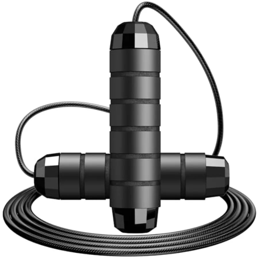 Jump Rope, Tangle-Free Rapid Speed Jump Rope with Ball Bearings for Men, Women and,Adjustable Steel Skipping Rope with Ergonomi