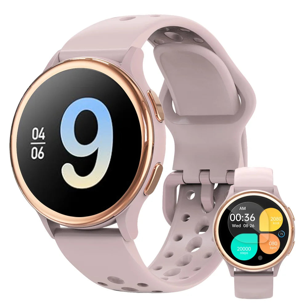 Smart Watches for Women [400+Watch Faces/Calls/Female Health], 1.27" Fitness Tracker Smartwatch for iPhone ＆ Android, Activity T