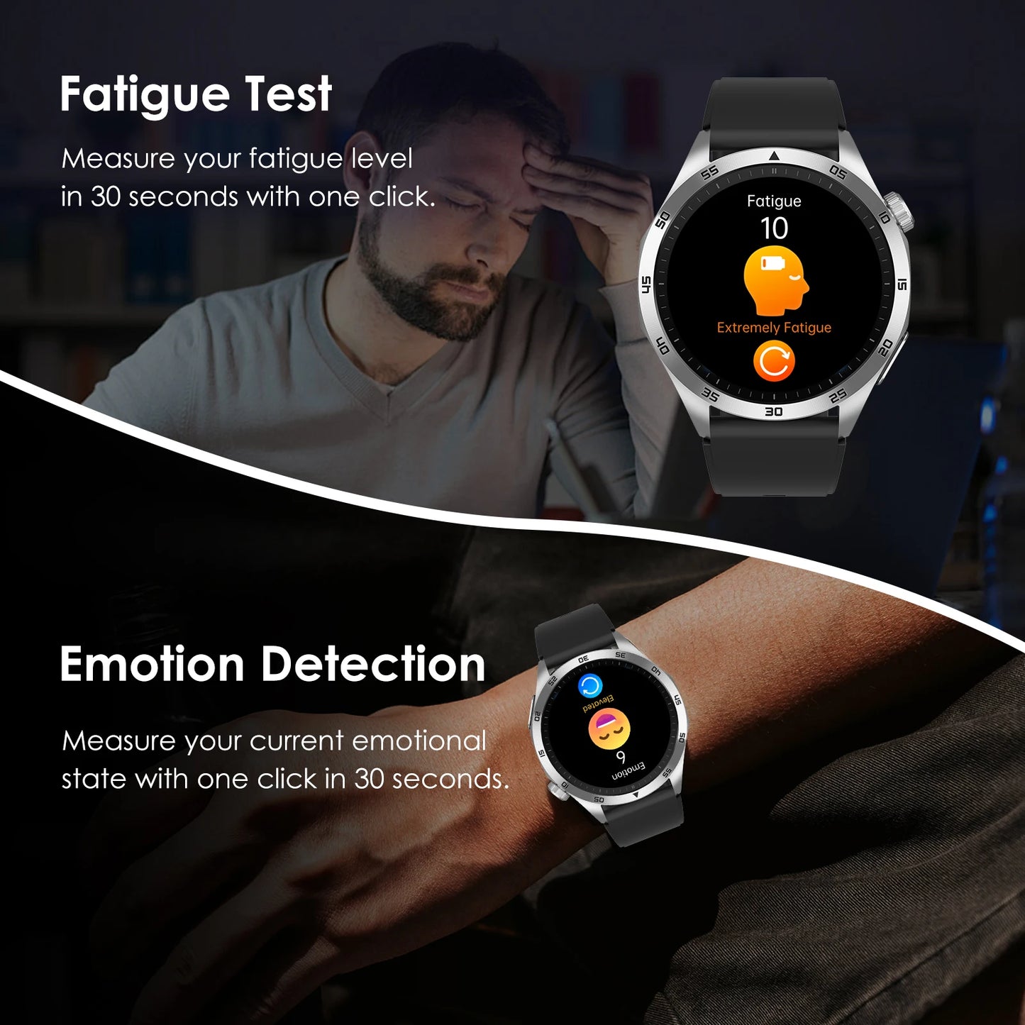 Marsyu 2026 New Nursing Grade Smart Watch ECG+PPG Blood Lipid Blood pressure Uric Acid HD Bluetooth Call Clock Health Smart Watch Men For iOS Android New Health Measurement SmartWatch Men Blood Oxygen Pressure HD Bluetooth Ca