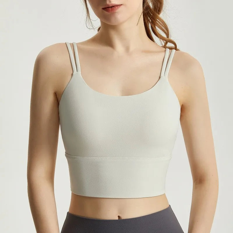 Women's Shockproof Sports Bra High Impact Quick-Dry Seamless Yoga Top Fitness Underwear Gym Running Fitness Wear Bra