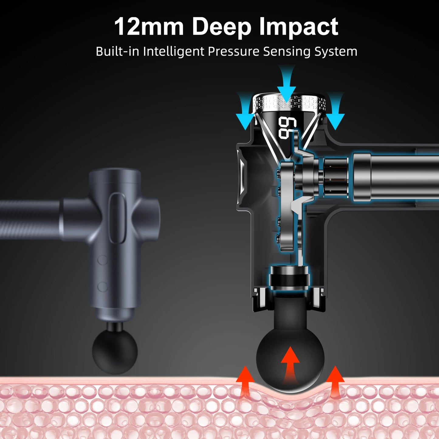 Professional Muscle Massage Gun for Neck and Back Massage Instrument Dropshipping Fitness Equipment Male Female Best Gift