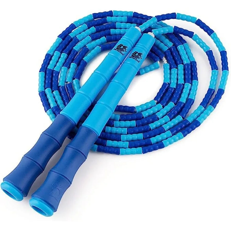 Buddy Lee New Beaded Jump Rope Adjustable Skipping Rope for and Adults Durable, Tangle-Free Fitness Jump Rope with Ergonomic Ha