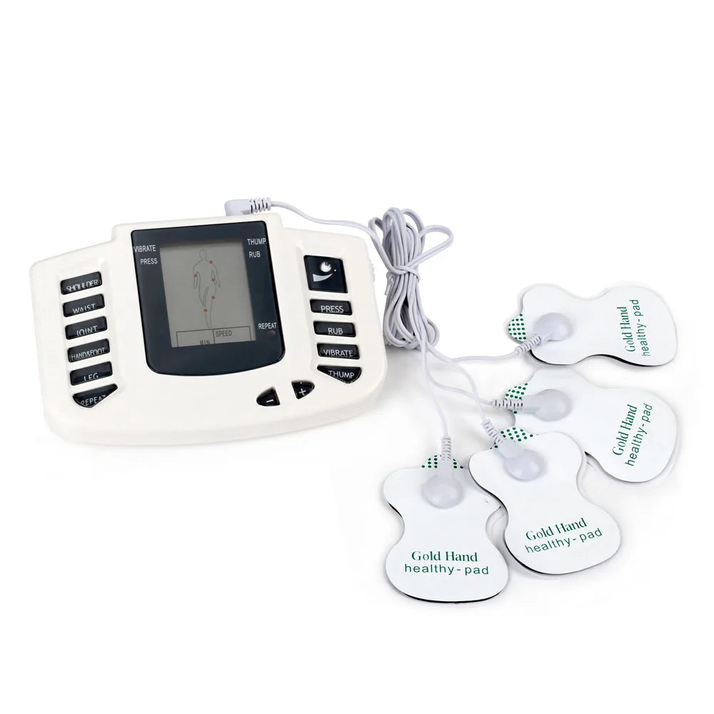 Professional EMS Tens Muscle Stimulator Portable Electric Body Massager Microcurrents Low Frequency Relaxing Physiotherapy