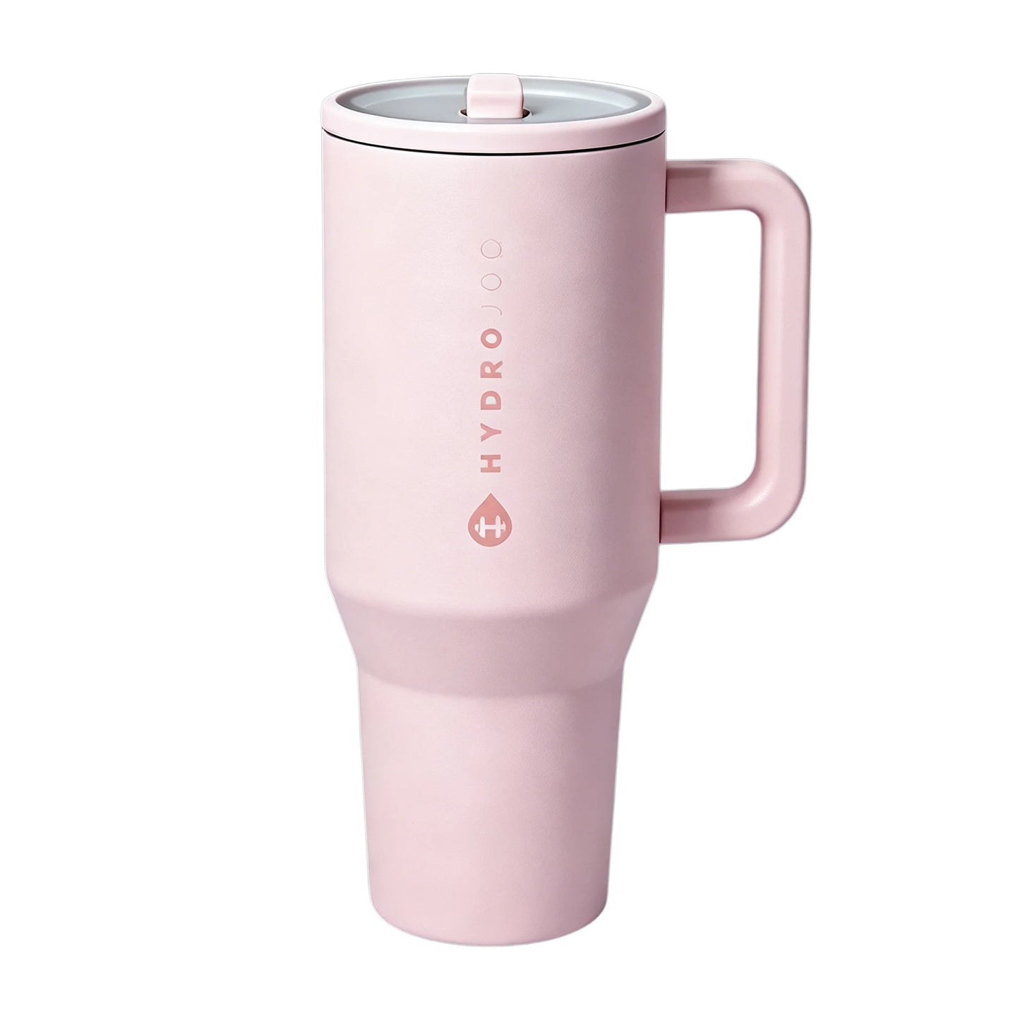 40oz Candy Coated Insulated Stainless Steel Water Bottle | HYD Traveler Flip Straw Tumbler with Handle