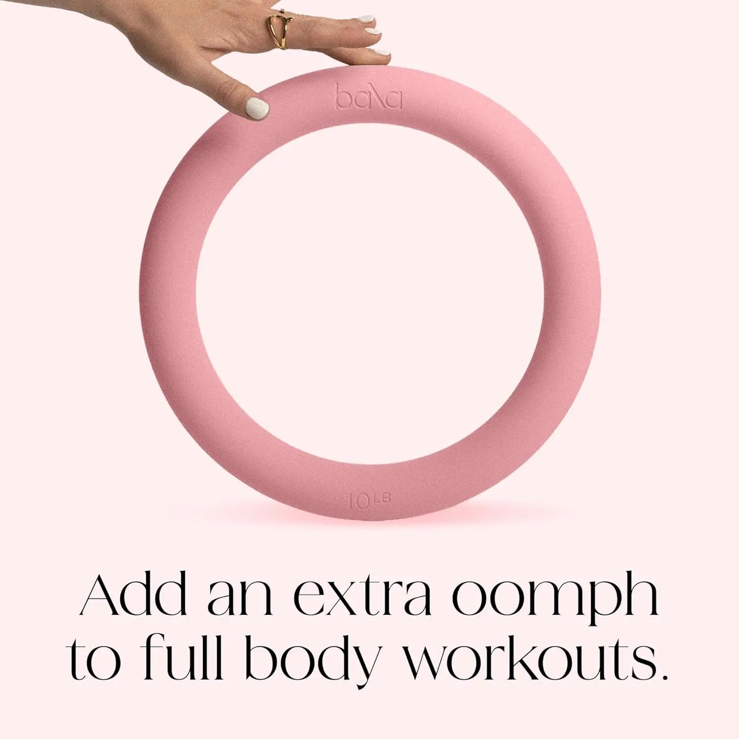 Full Body Home Gym Workout Bala Power Ring, No Color Mentioned, 2-in-1 Kettlebell & Dumbbell, 10lb