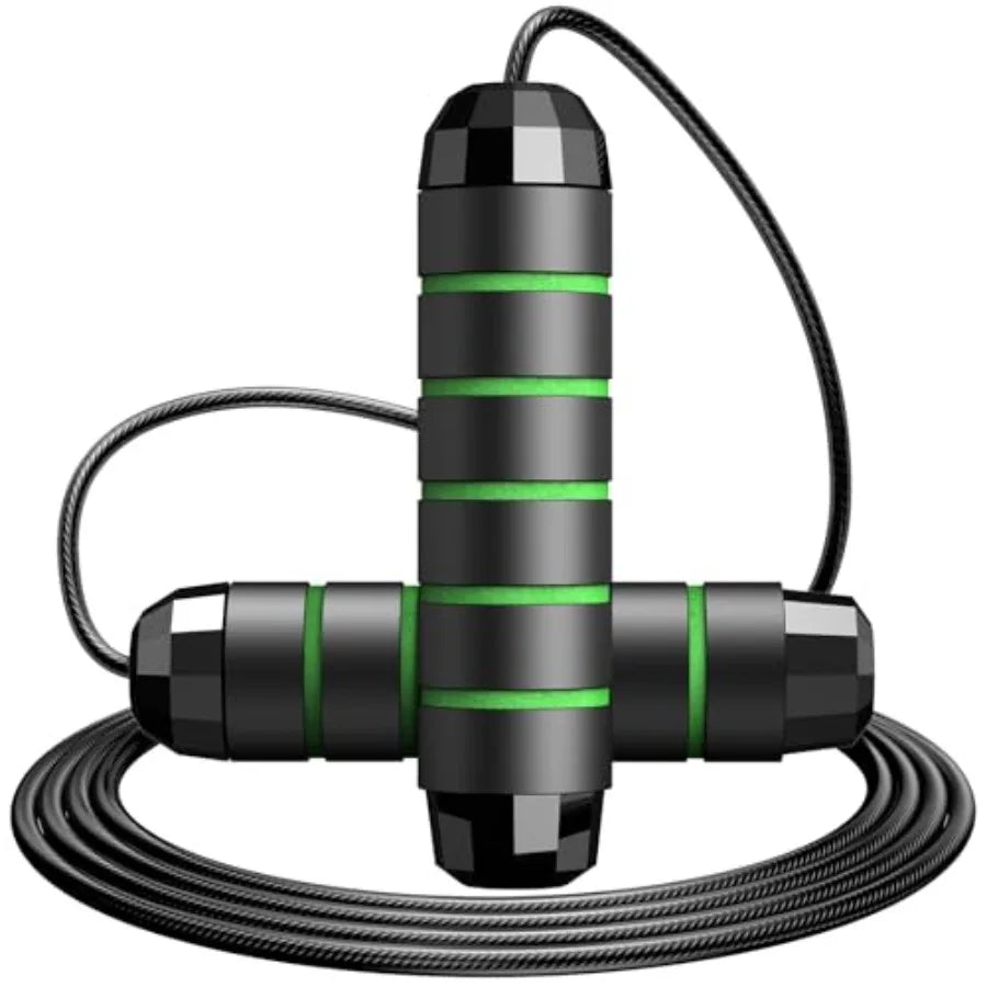 Jump Rope, Tangle-Free Rapid Speed Jump Rope with Ball Bearings for Men, Women and,Adjustable Steel Skipping Rope with Ergonomi