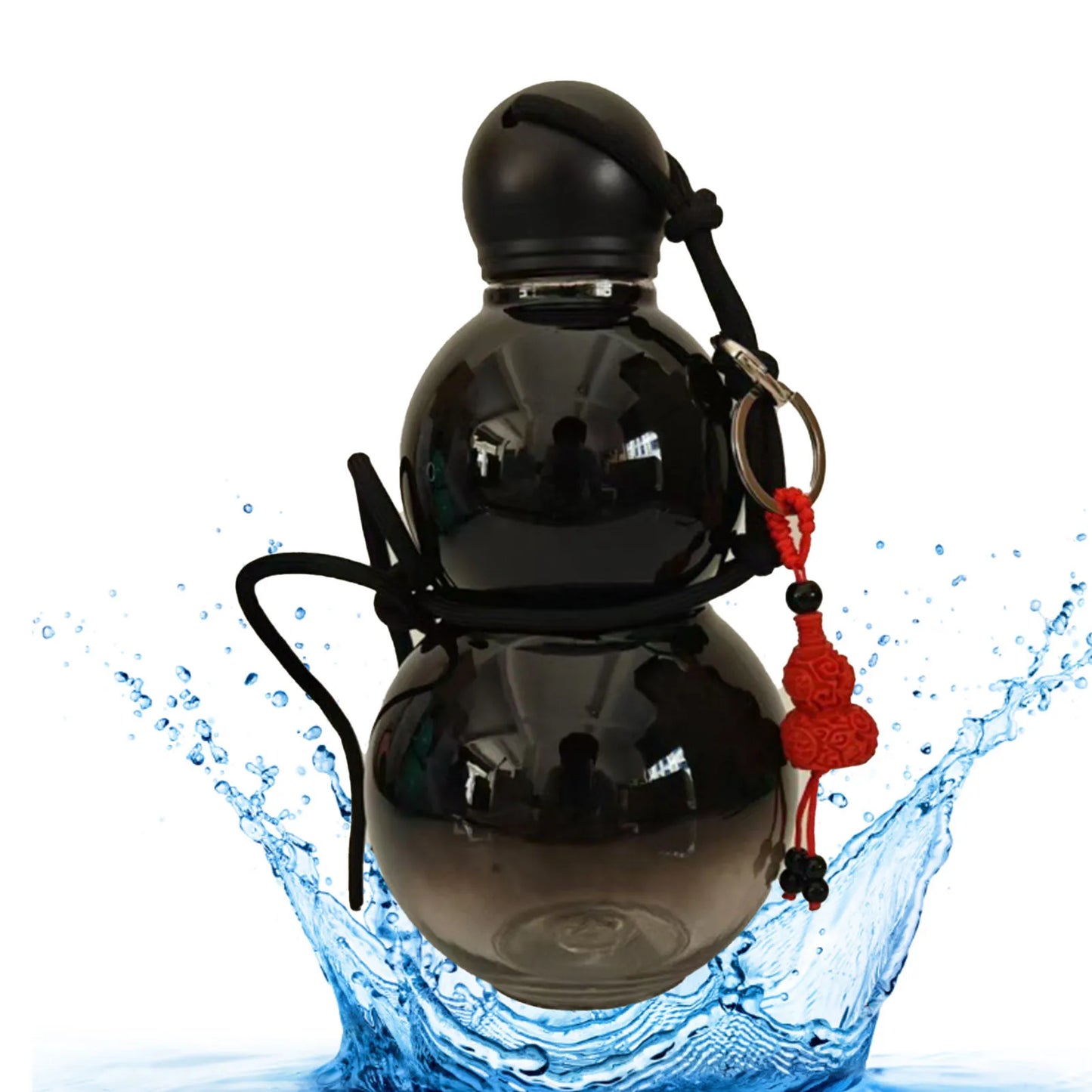 Portable Drinking Gourd Gourd  Water Bottle PC 800ml Insulated Chinese Retro Portable Sports Water Bottle for Men Women