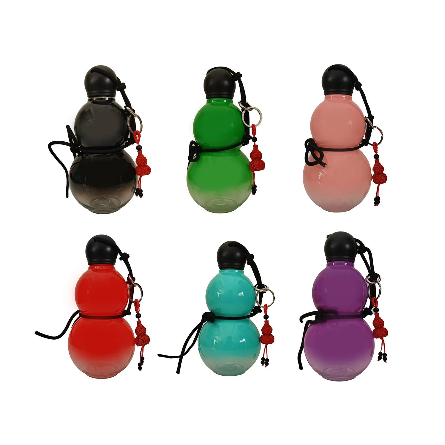 Portable Drinking Gourd Gourd  Water Bottle PC 800ml Insulated Chinese Retro Portable Sports Water Bottle for Men Women