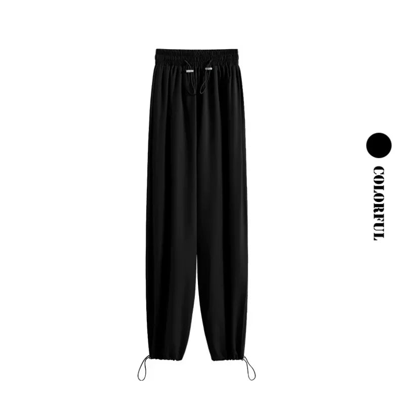 DRUR Loose Breathable Yoga Set Women Lightweight Running Tracksuit 2 Piece Gym Outfit Summer Sportswear Tops Pants Suit Yogawear