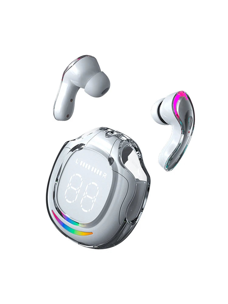GreatWall New Version 5.3 Screen Digital Display Wireless Headphones Exercise Cycling Headphones High-Quality Call Headphones