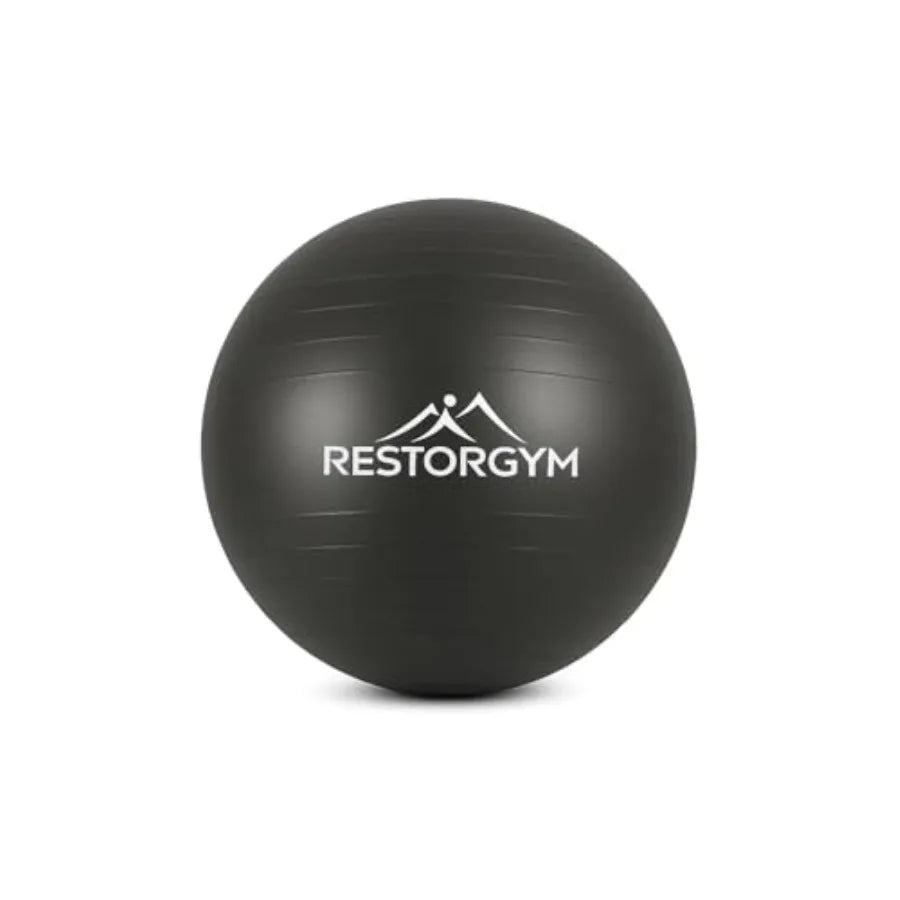 Yoga Ball 65cm Peanut Ball 45-90cm Set for Pregnancy Strength Flexibility - Fitness Exercise Balance Ball PVC Blue Anti-Burst N