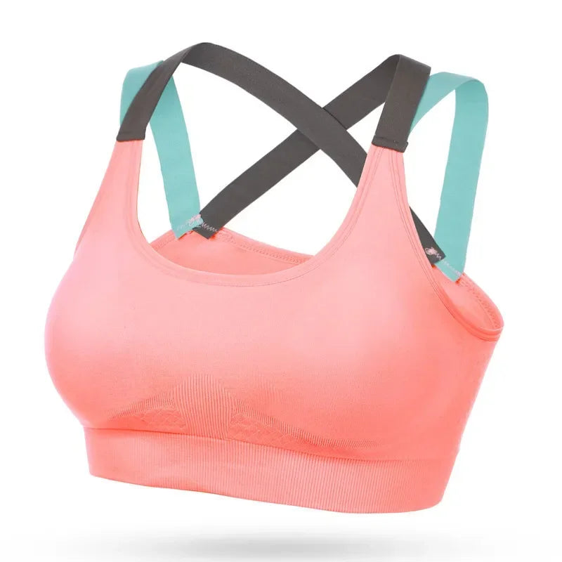 Sports Bra for Women Gym Seamless High Impact Sports Bra Yoga Fitness Top Female Underwear Push-up bra Sportswear bralette
