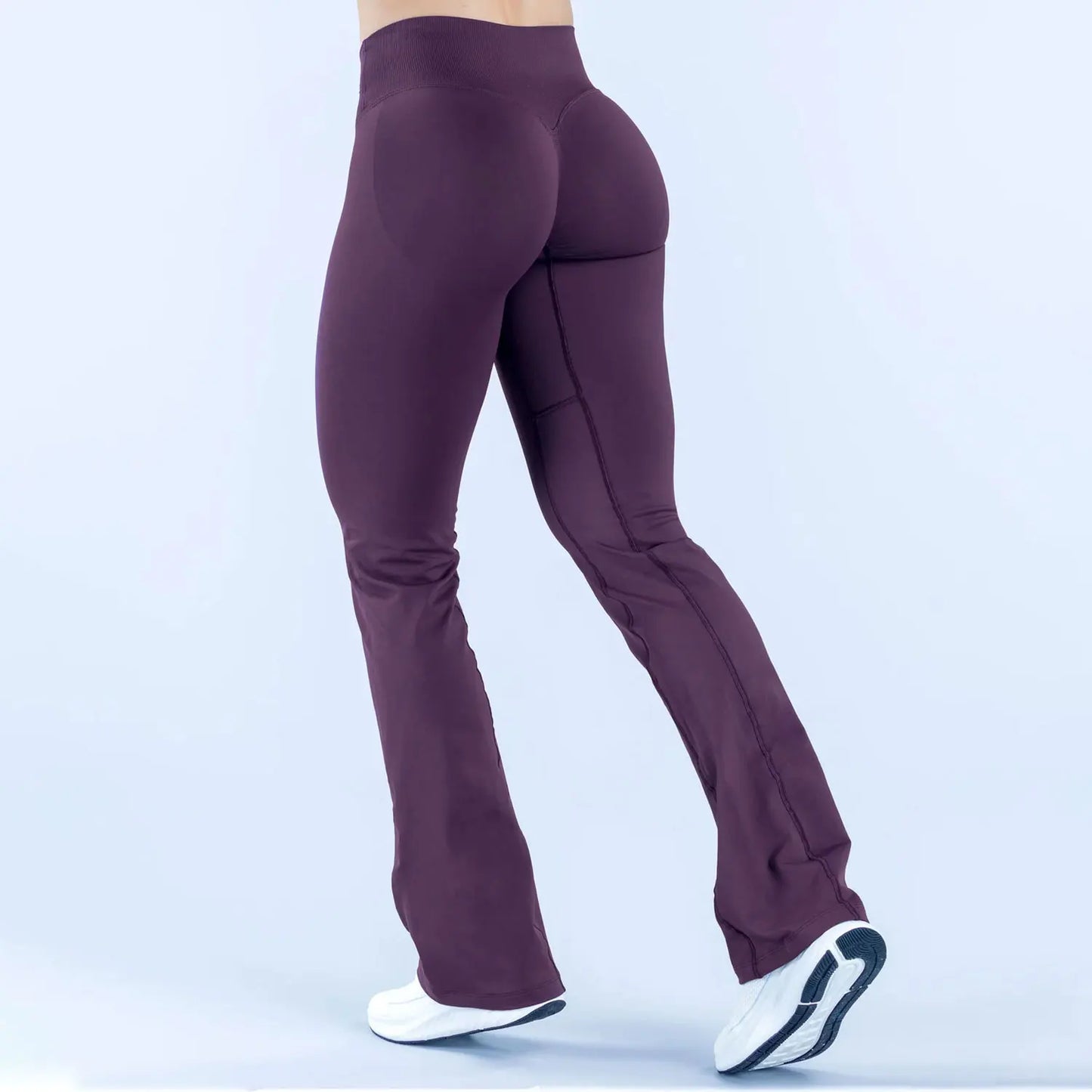 SWIFTFLAME Vision Flares women gym Fashion Yoga flared pants Waist cross Seamless Sports Leggings Fitness Wide-leg Trousers