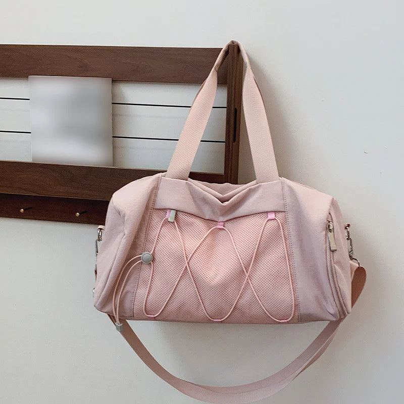 Large Women's Fitness Handbag Gym Sport Tote Bag Dry Wet Swimming Training Daypack With Shoe Pocket Travel Duffel Shoulder Bags