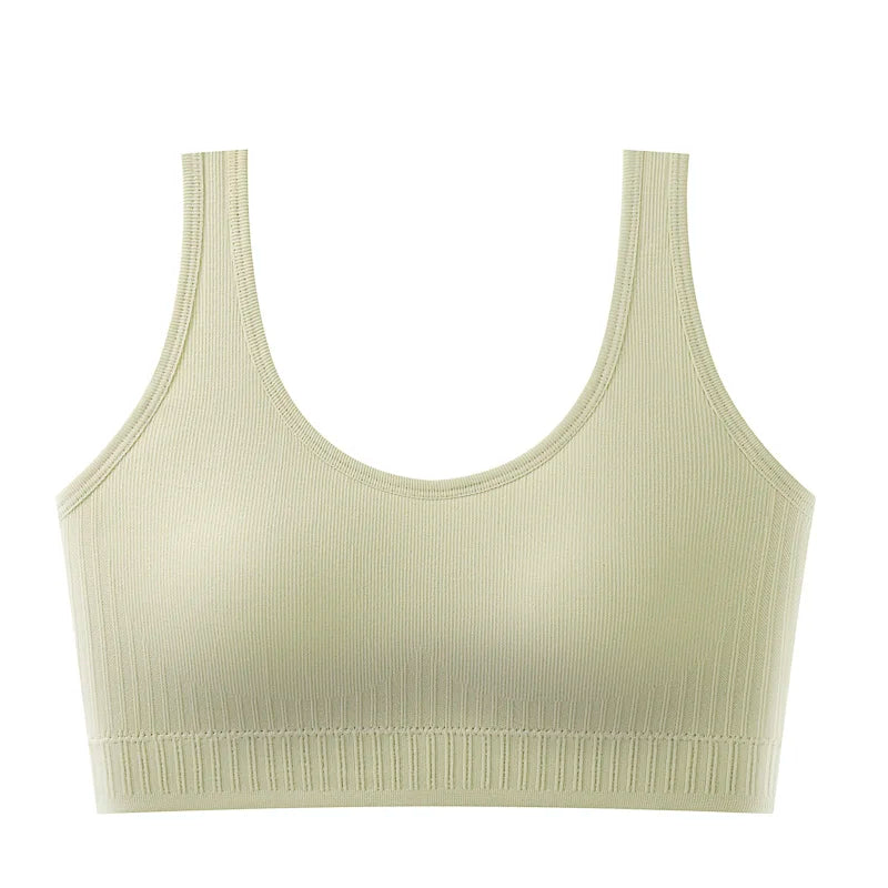 Breathable Sports Bra Anti-Sweat Fitness Top Women Seamless Yoga Bra Shockproof Crop Top Push Up Sport Bra Gym Workout Top