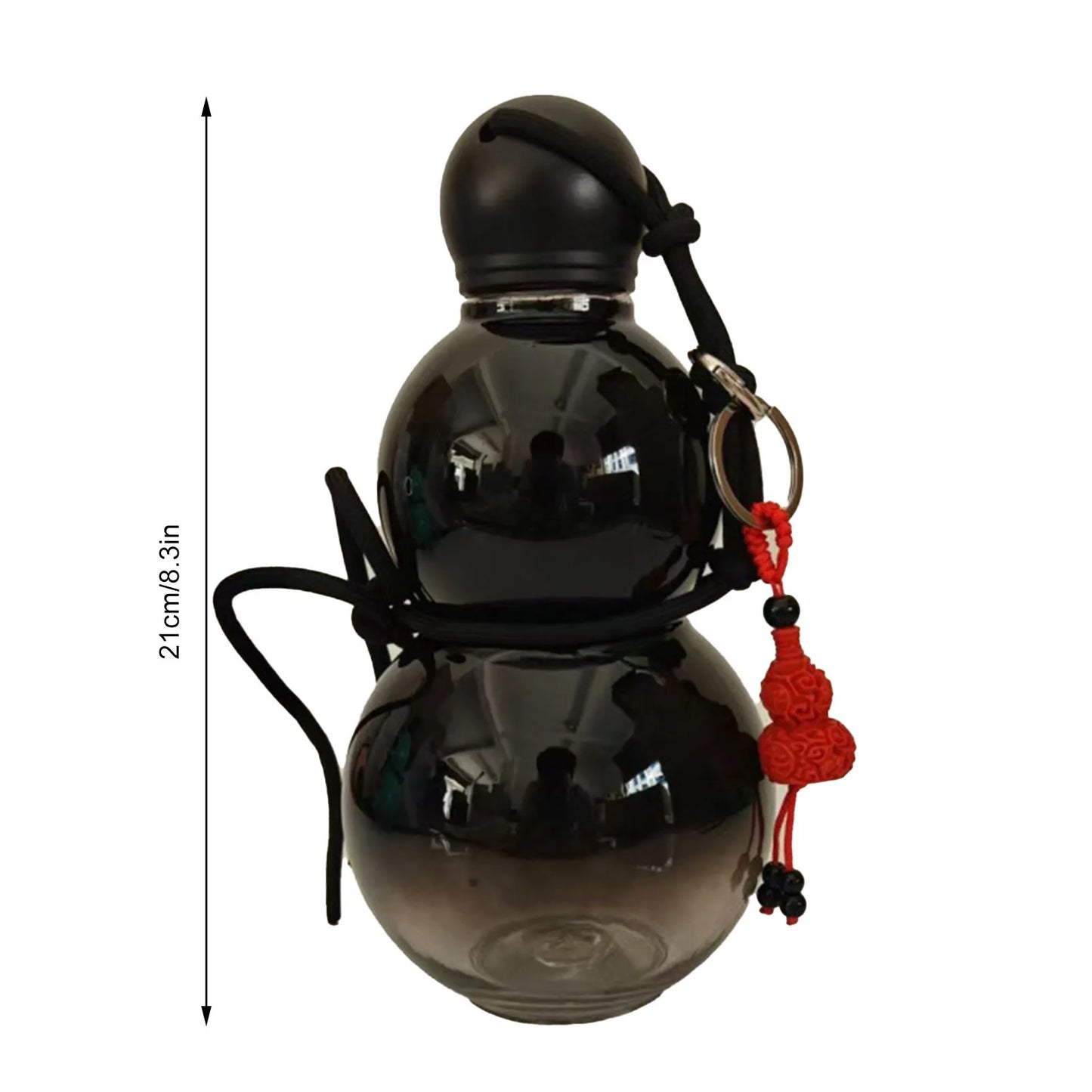 Portable Drinking Gourd Gourd  Water Bottle PC 800ml Insulated Chinese Retro Portable Sports Water Bottle for Men Women