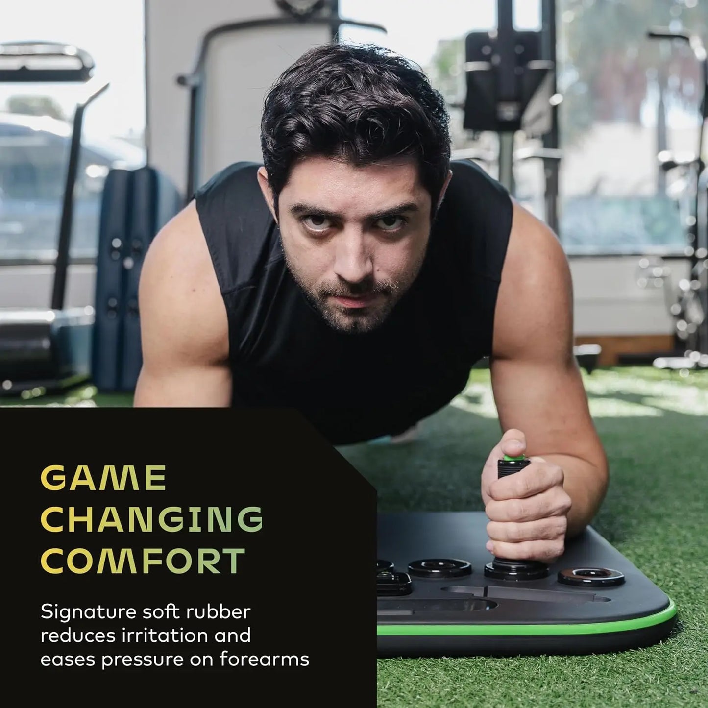 Core Trainer Balance Board - Full-Body Workout, Digital Timer, Portable, Ergonomic Handles, Soft Padding