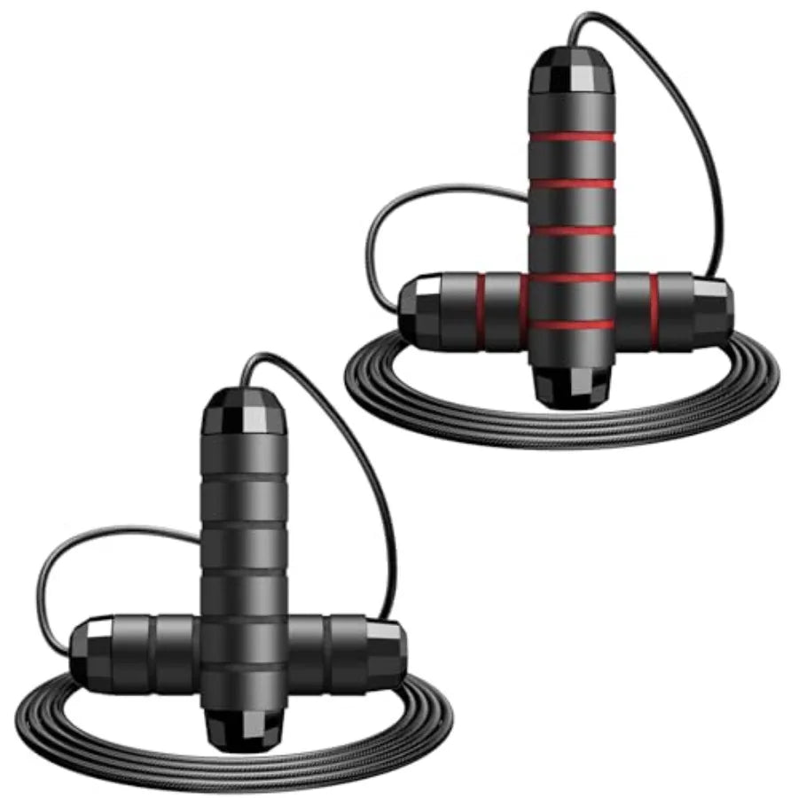 Jump Rope, Tangle-Free Rapid Speed Jump Rope with Ball Bearings for Men, Women and,Adjustable Steel Skipping Rope with Ergonomi