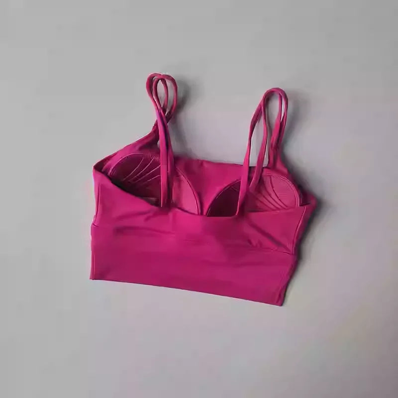 Women's Shockproof Sports Bra High Impact Quick-Dry Seamless Yoga Top Fitness Underwear Gym Running Fitness Wear Bra