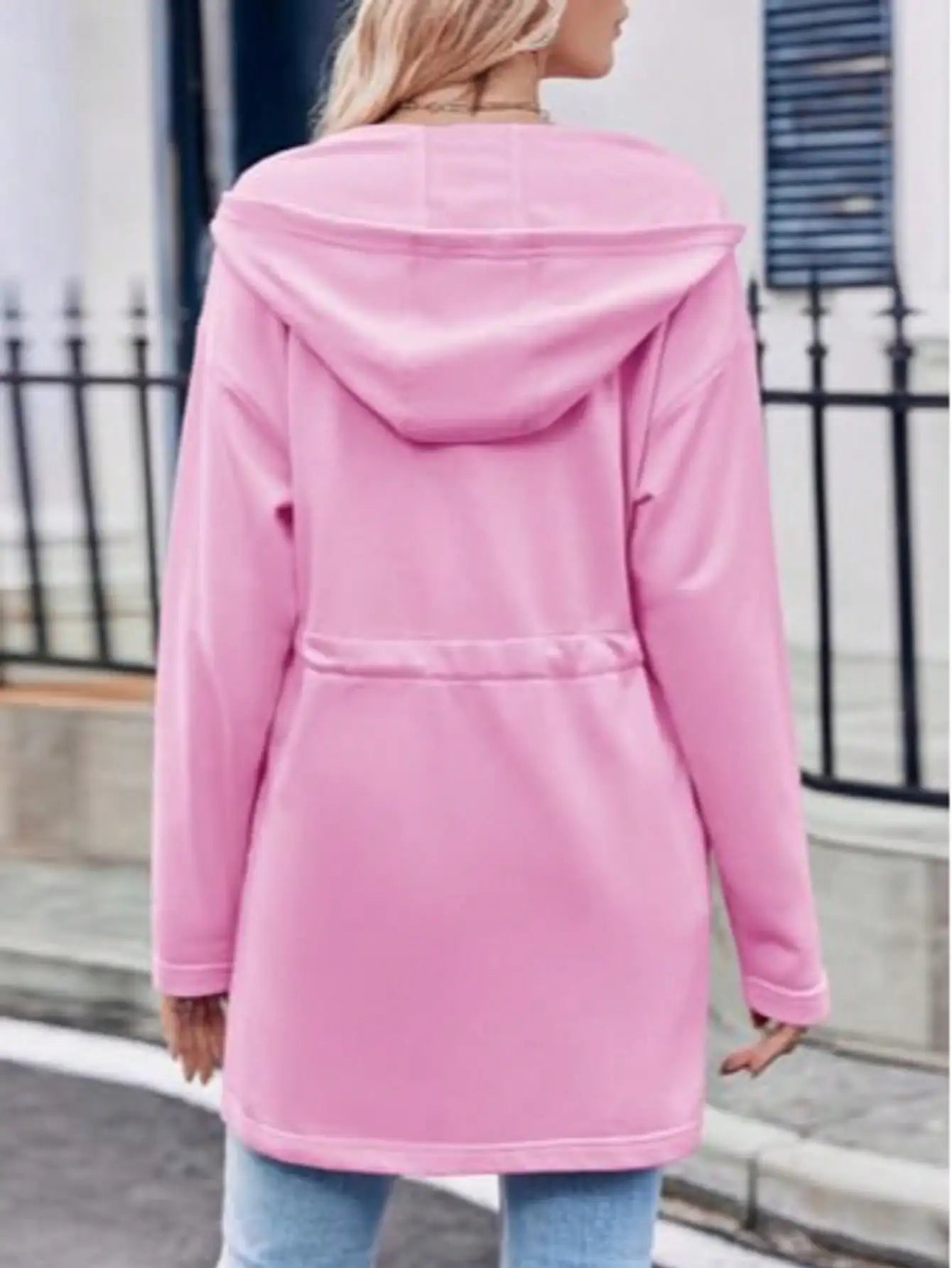 Women's Oversized Zip Up Hoodie Loose Cotton Drawstring Long Sleeve Casual Streetwear Y2K Gothic Grunge Loungewear