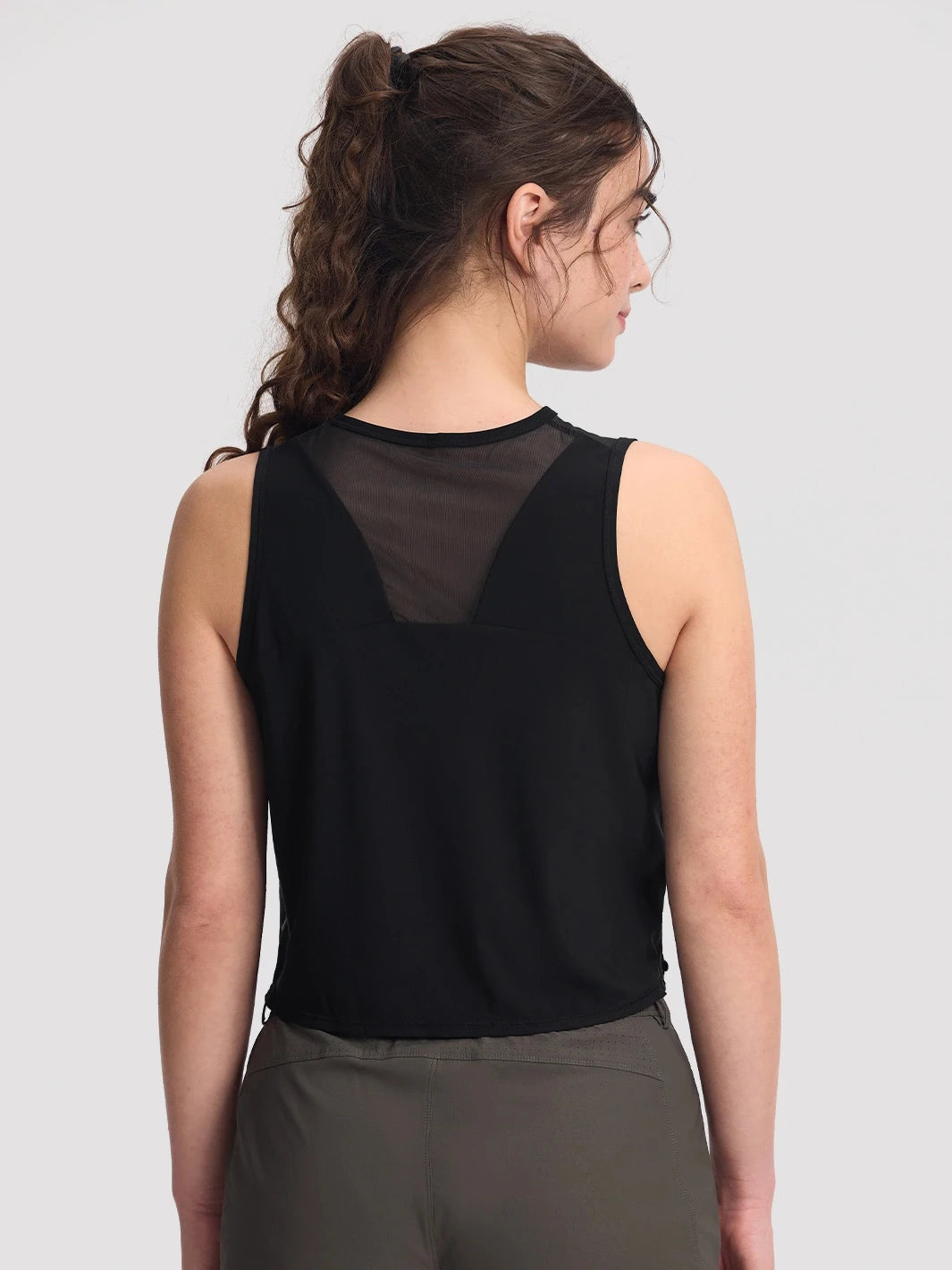 Pioneer Camp Women's Workout Tank Tops Hiking Cooling Vest Mesh Panel Loose Fit Muscle Sleeveless Yoga Running Shirts  Quick Dry