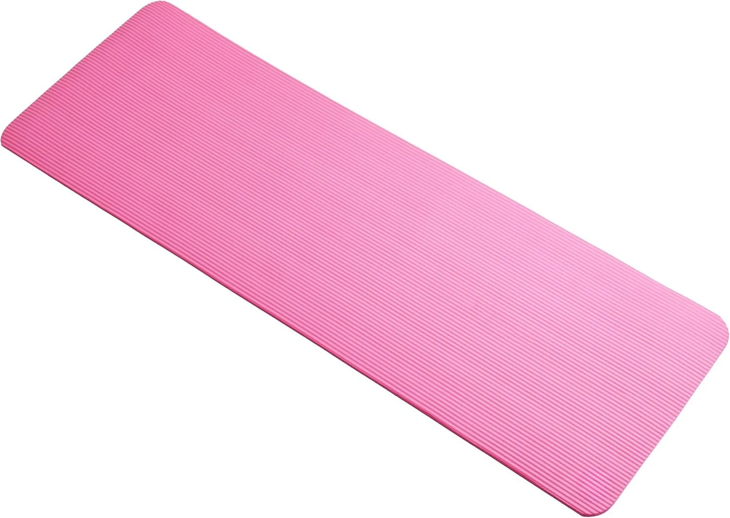 Basics Extra Thick Exercise Yoga Mat with Carrying Strap