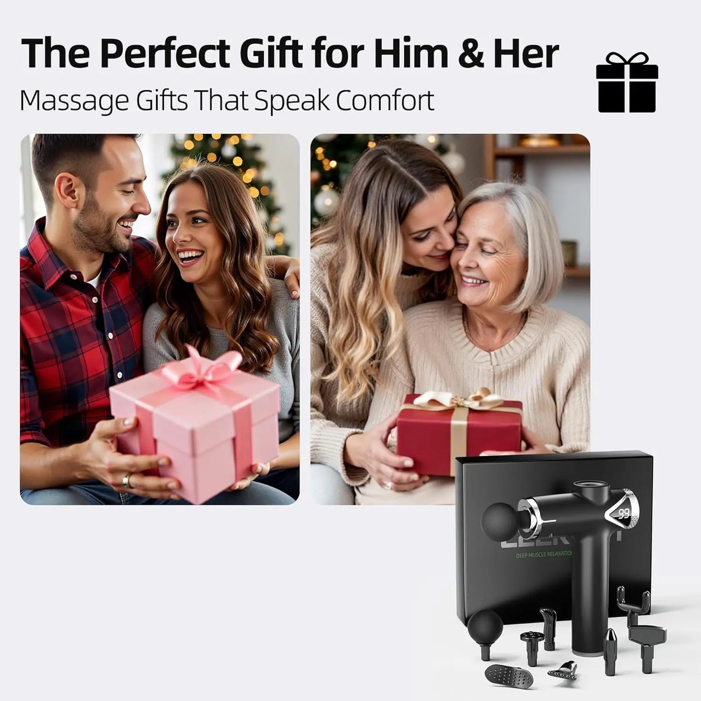 Professional Muscle Massage Gun for Neck and Back Massage Instrument Dropshipping Fitness Equipment Male Female Best Gift