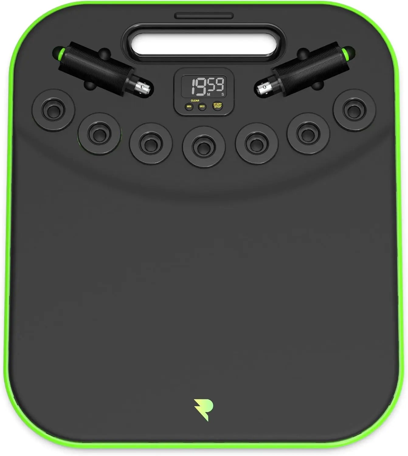Core Trainer Balance Board - Full-Body Workout, Digital Timer, Portable, Ergonomic Handles, Soft Padding