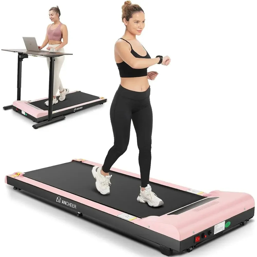 250W Portable Electric Treadmill Desk Exercise Machine with LED Display for Home or Office