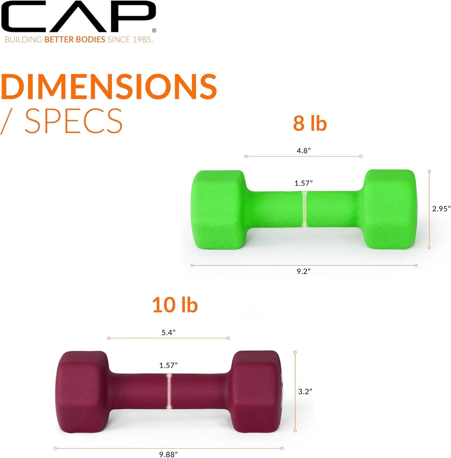 Home Gym Workout, Neoprene Dumbbells, Neoprene, Color Series, Comes with Rack