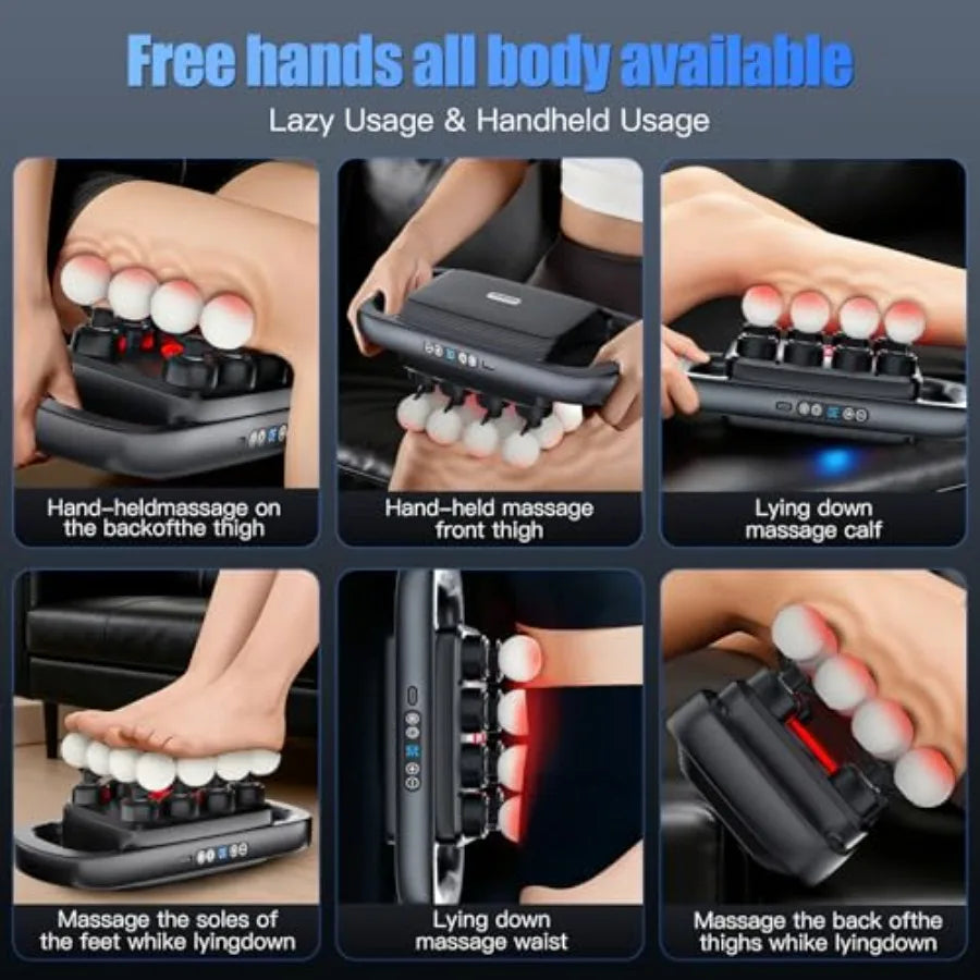 20 Heads Massage Gun Set Deep Tissue Percussion Massager with 3 Modes 30 Intensities - Muscle Massage Gun for Back/Shoulder/Foo