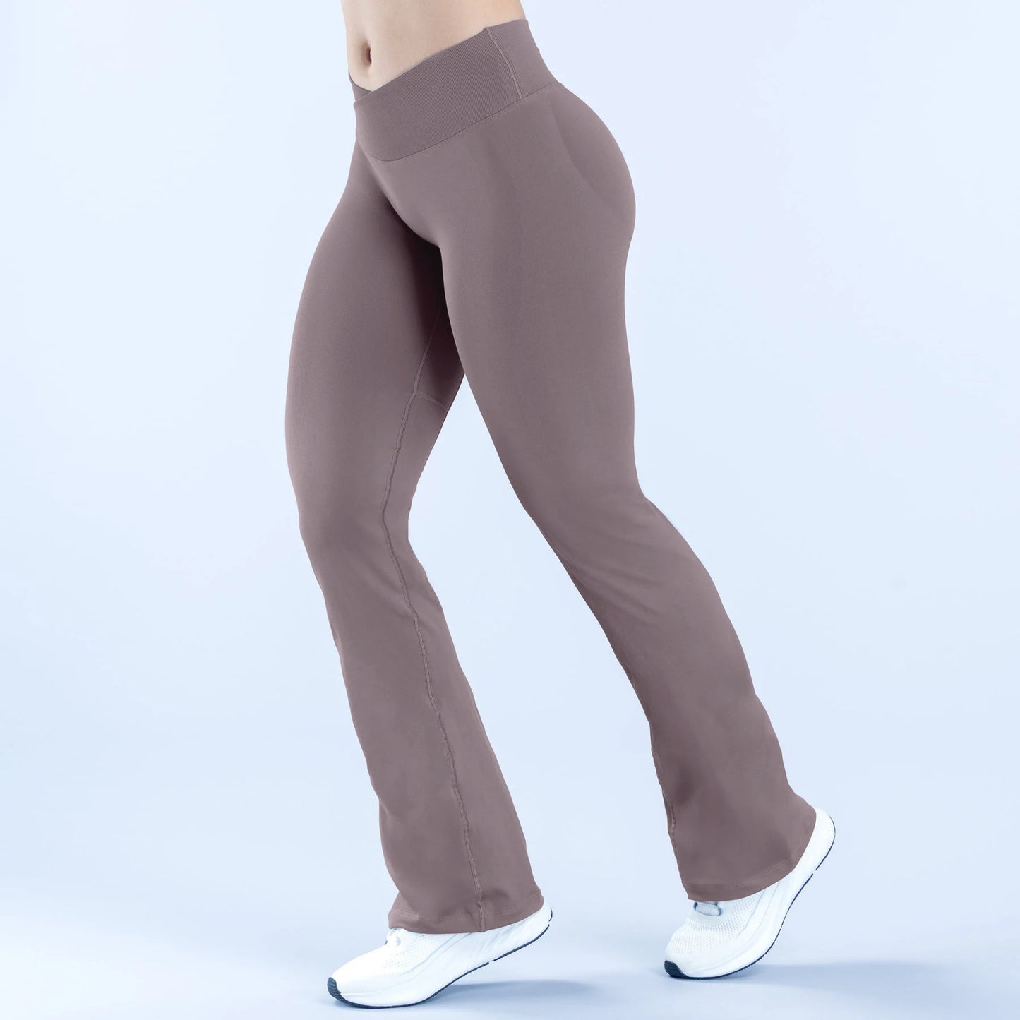 SWIFTFLAME Vision Flares women gym Fashion Yoga flared pants Waist cross Seamless Sports Leggings Fitness Wide-leg Trousers